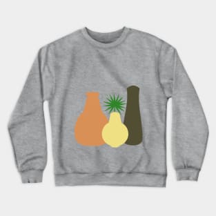 Boho Pots and Pal Leaf Crewneck Sweatshirt